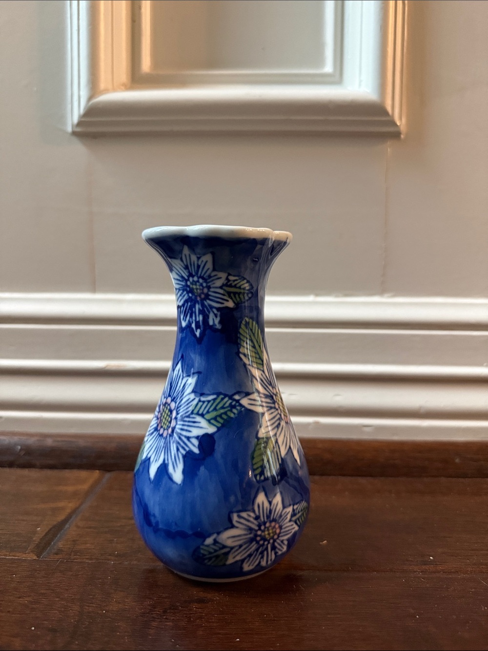 Chinese Prunus - Blue Floral Ceramic Vase